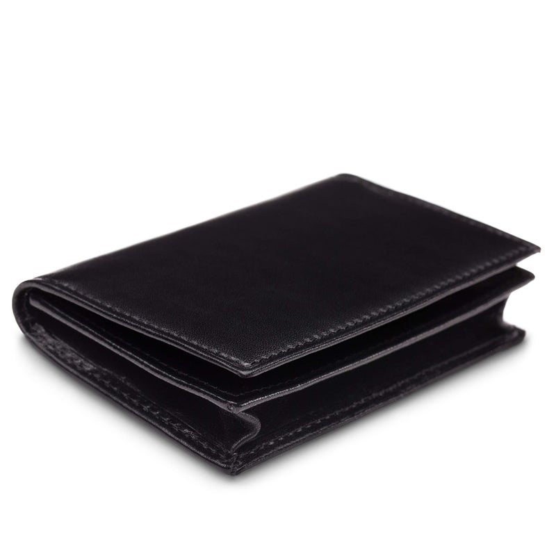 Bosca | Menâ€™s 2 Pocket Card Case Wallet with I.D. Window in Italian Old Leather - Image 3